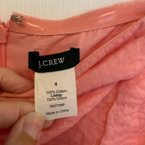 ☀️J.Crew Coral Strapless Dress☀️ - Picture 6 of 7
